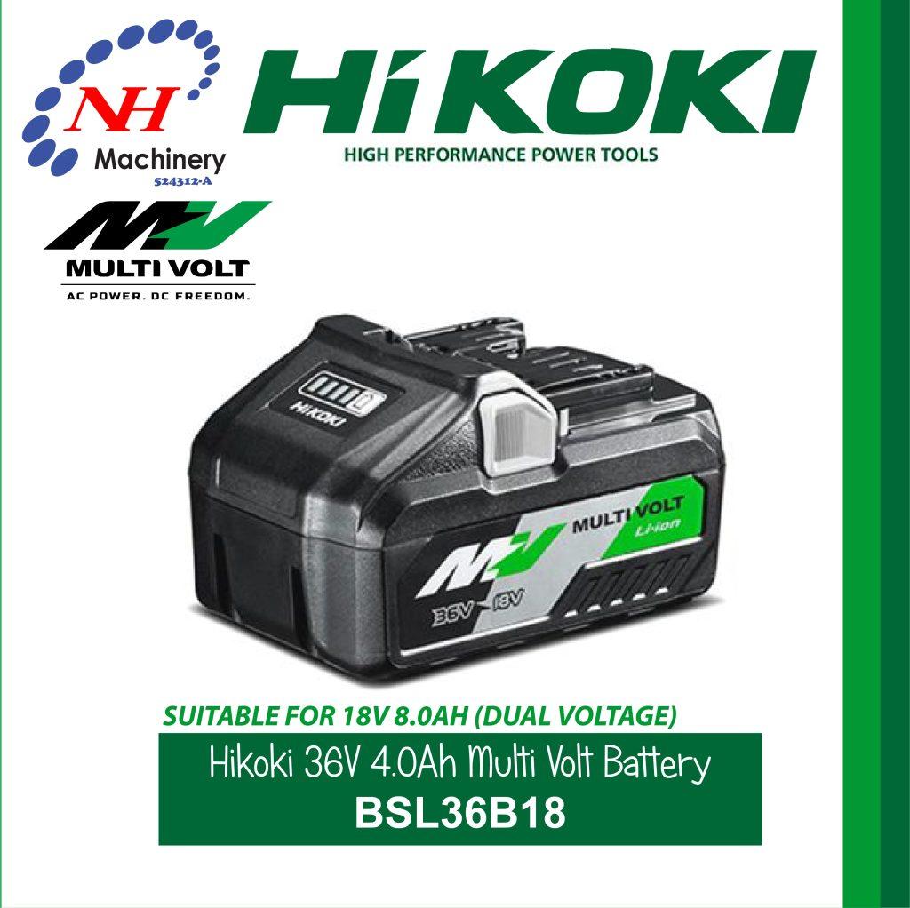 Hikoki Bsl B V Ah Multi Volt Battery Ngee Hin Machinery