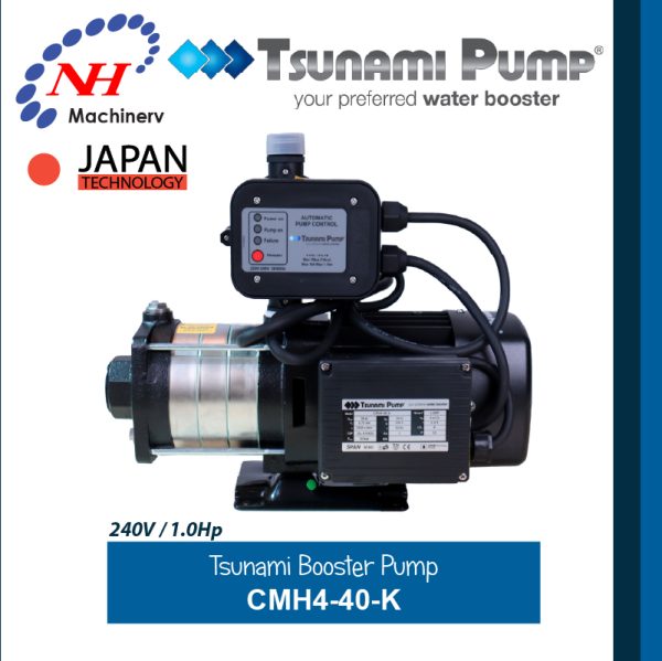 TSUNAMI AUTOMATIC HOME BOOSTER PUMP CMH SERIES - Image 4