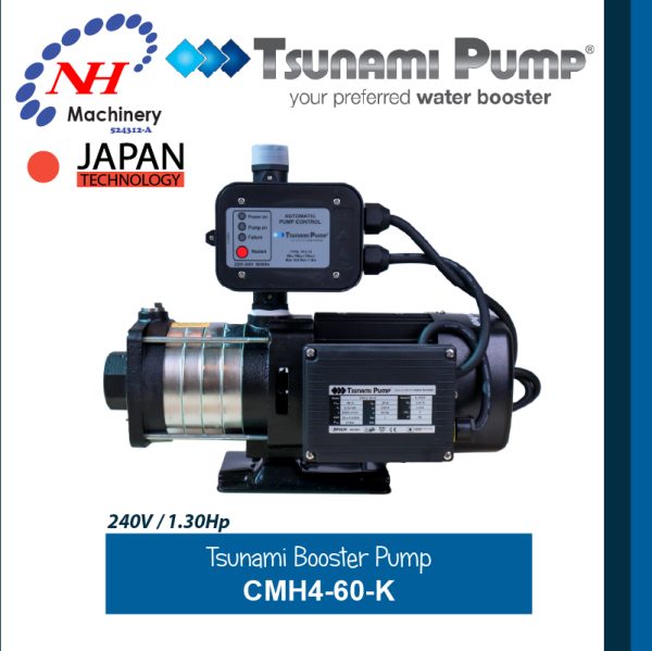 TSUNAMI AUTOMATIC HOME BOOSTER PUMP CMH SERIES - Image 5