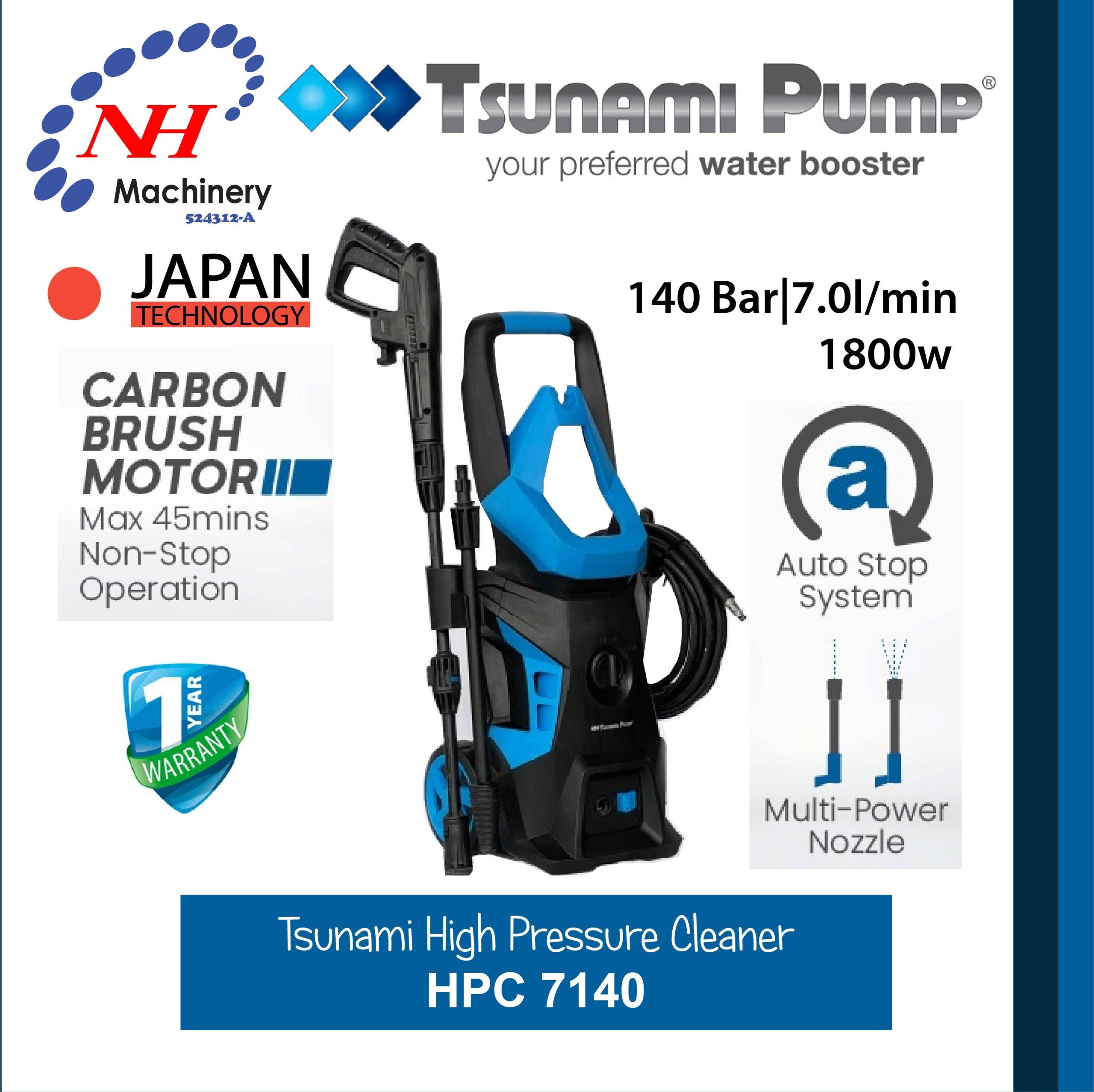 TSUNAMI HPC7140 HIGH PRESSURE CLEANER Ngee Hin Machinery