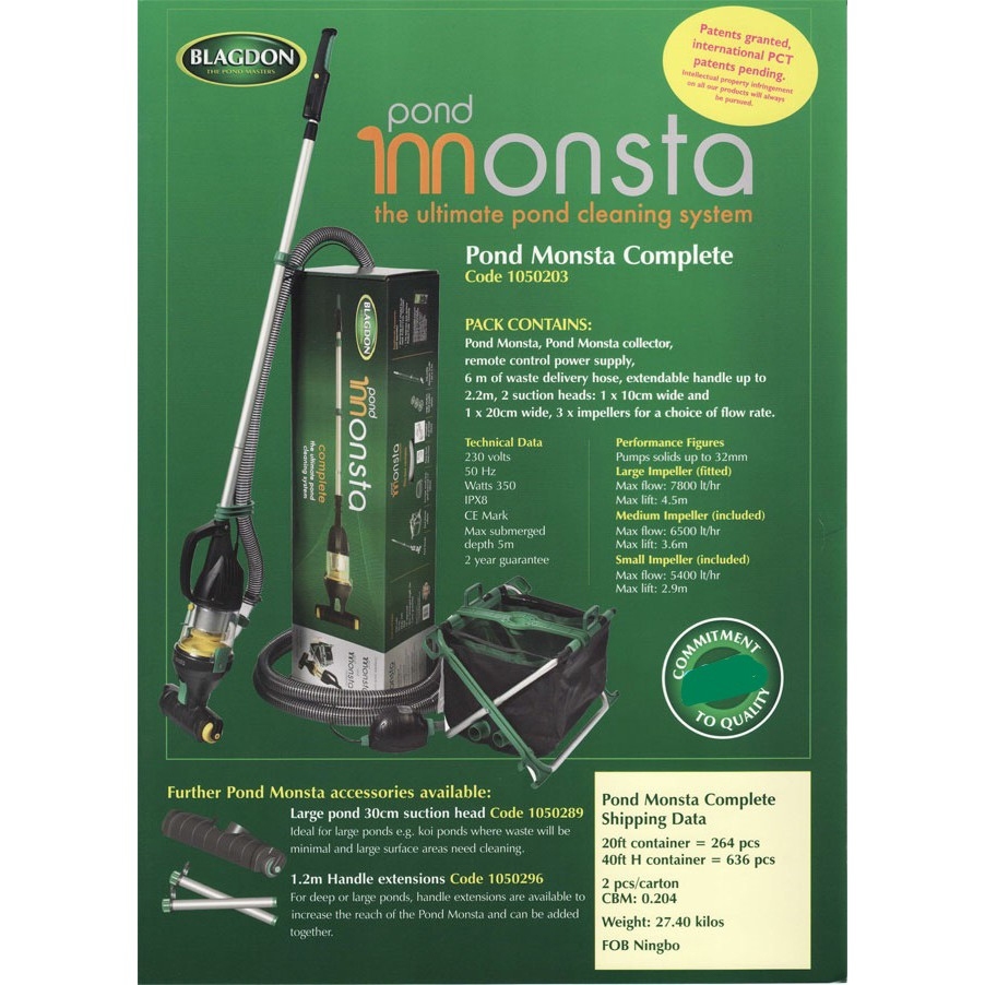 BLAGDON POND MONSTA VACUUM CLEANER SYSTEM - Image 3