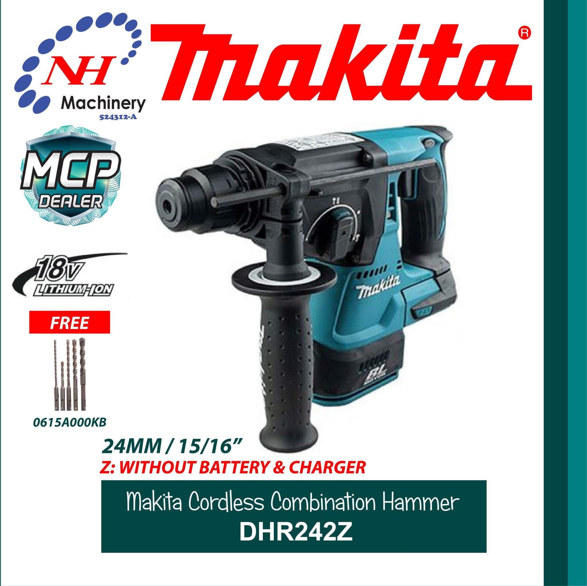 Makita Dhr Rfe Z Cordless Combination Hammer Ngee Hin Machinery