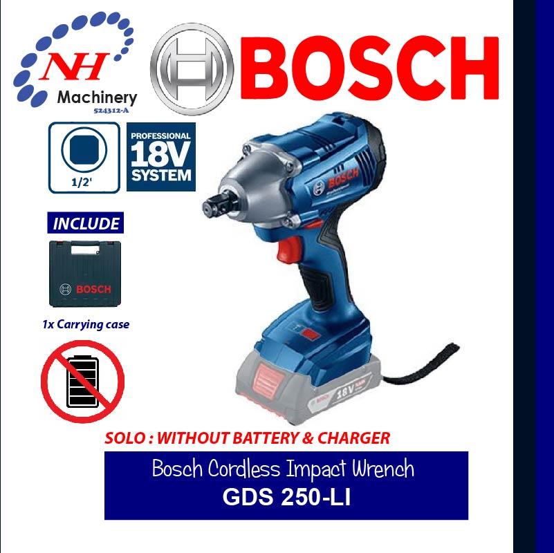 Bosch Gds Li Cordless Impact Wrench Ngee Hin Machinery