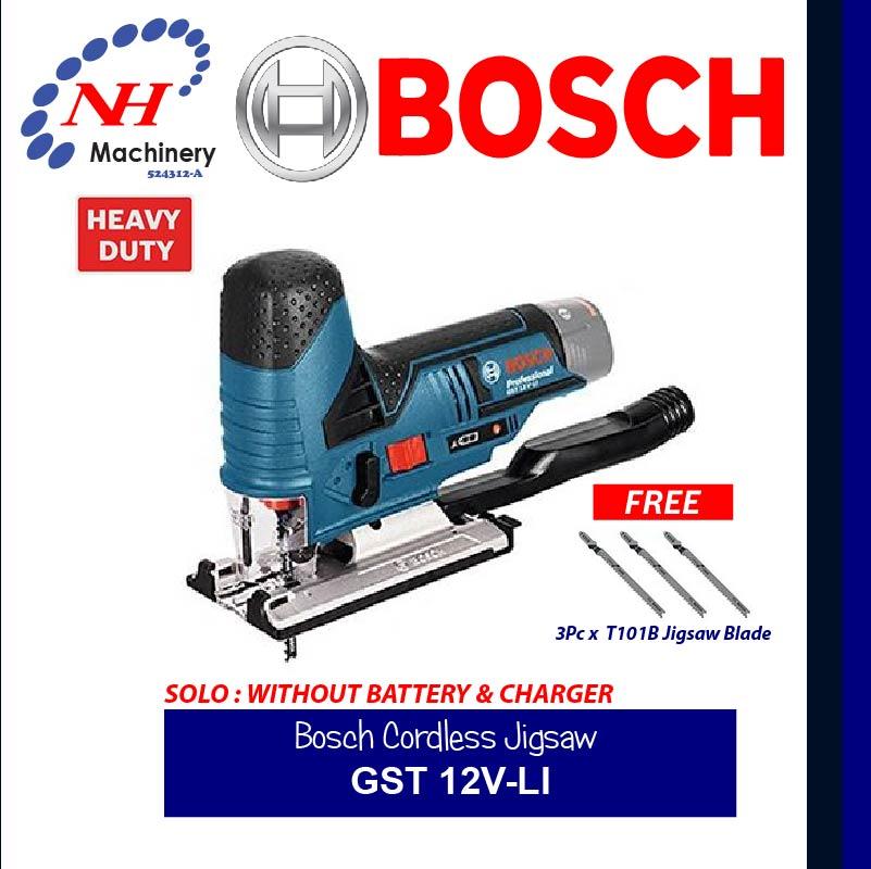 BOSCH GST 12V-LI – CORDLESS JIGSAW – Ngee Hin Machinery