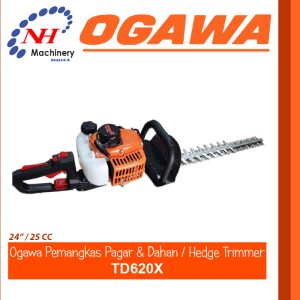 OGAWA HEDGE TRIMMER AND ENGINE DRILL TD620X