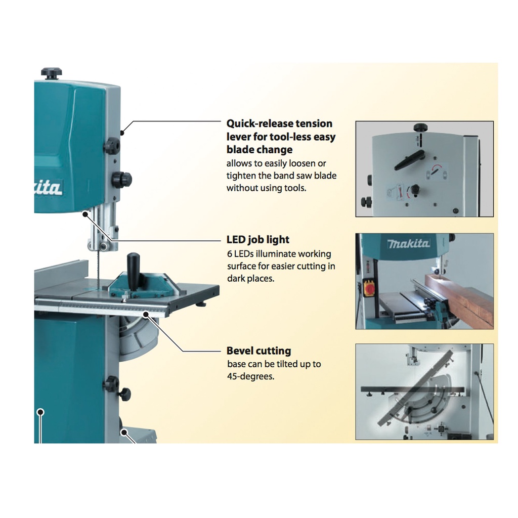 MAKITA BAND SAW LB1200F - Image 2