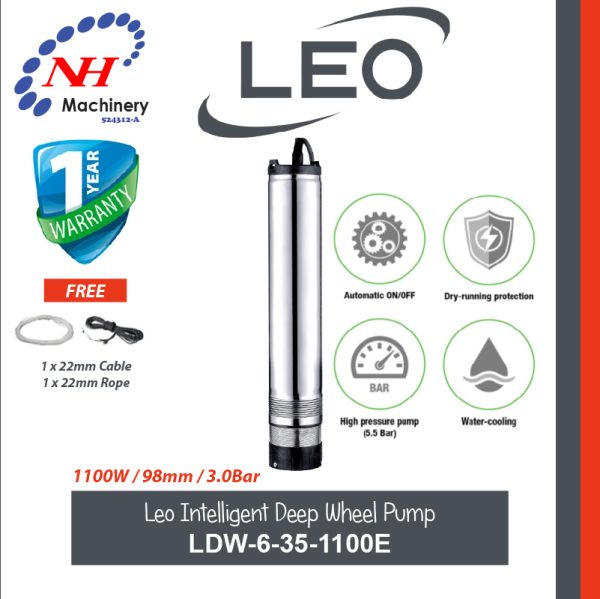 LEO INTELLIGENT DEEP WELL PUMP LDW-6-55-1100E