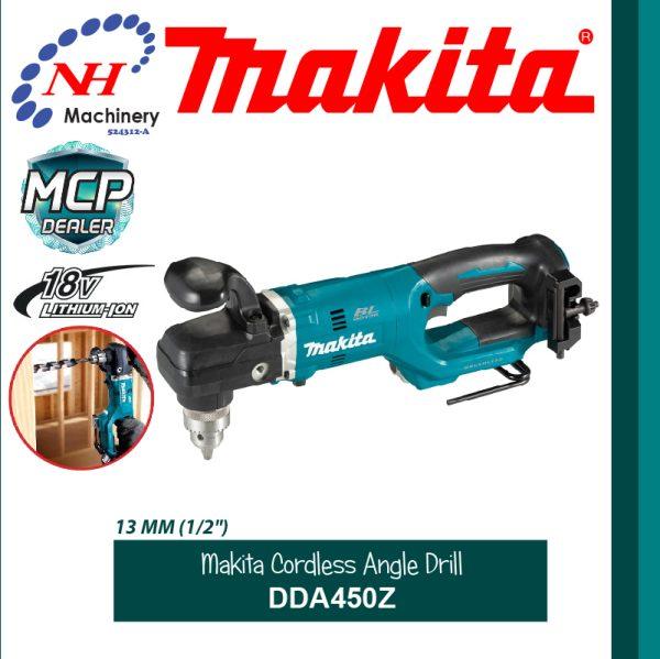 MAKITA CORDLESS ANGLE DRILL DDA450Z