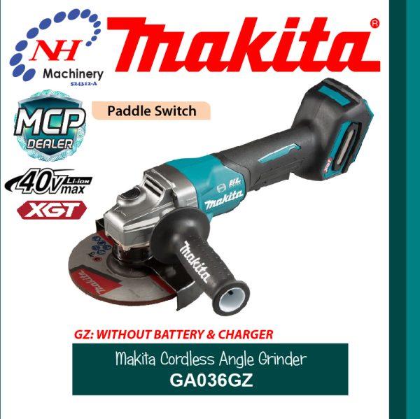 MAKITA CORDLESS ANGLE GRINDER GA036GZ