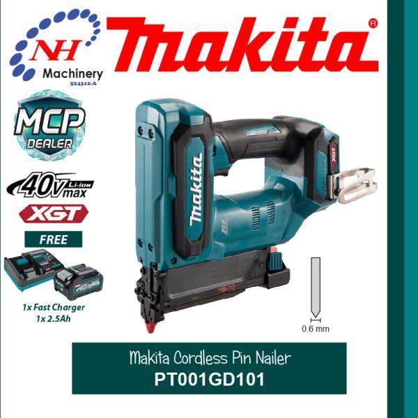 MAKITA CORDLESS PIN NAILER PT001G D101/Z - Image 2