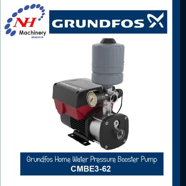 GRUNDFOS HOME WATER BOOSTER PRESSURE PUMP CMBE3-62