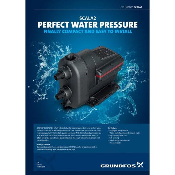 GRUNDFOS SELF PRIMING BOOSTER PUMP SCALA2 3-45 - Image 2