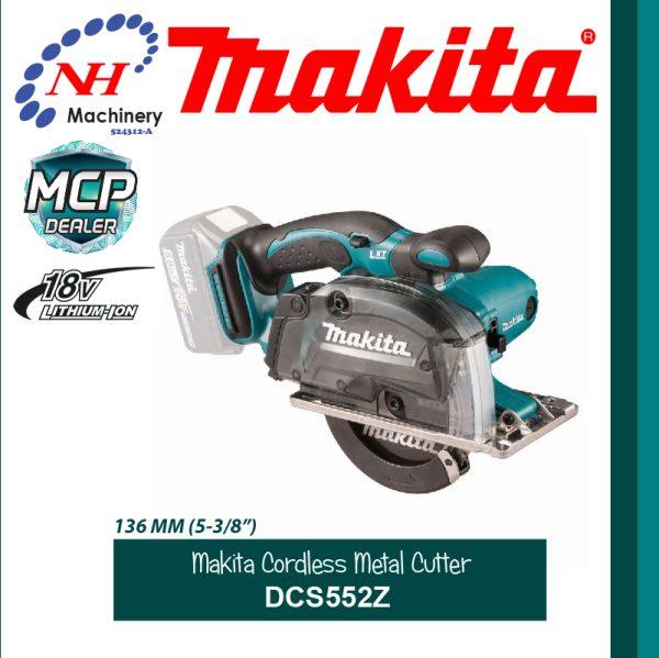 MAKITA CORDLESS METAL CUTTER DCS552Z