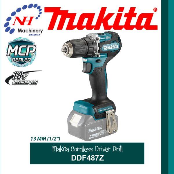 MAKITA CORDLESS DRIVER DRILL DDF487Z