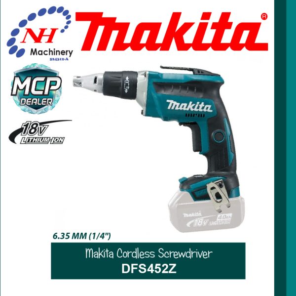 MAKITA CORDLESS SCREWDRIVER DFS452Z