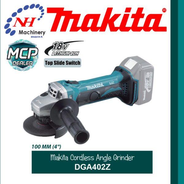 MAKITA CORDLESS ANGLE GRINDER DGA402 RFE/Z