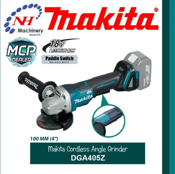 MAKITA CORDLESS ANGLE GRINDER DGA405 RFE/ Z