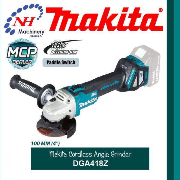 MAKITA CORDLESS ANGLE GRINDER DGA418Z