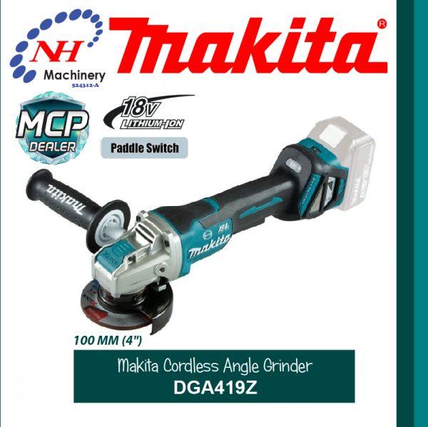 MAKITA CORDLESS ANGLE GRINDER DGA419Z