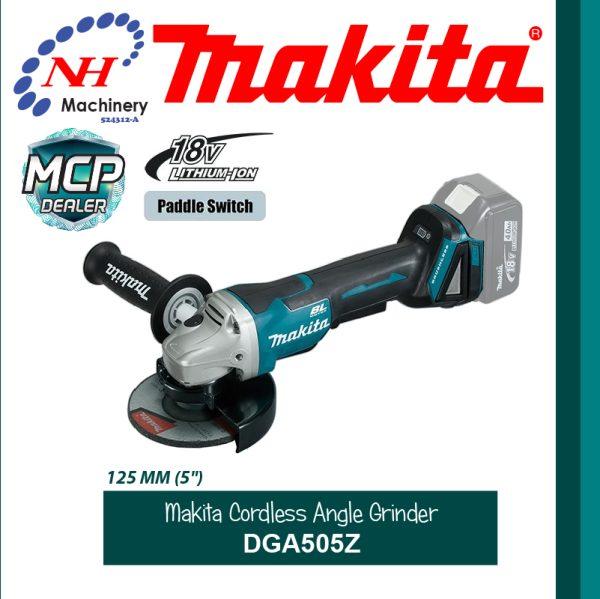 MAKITA CORDLESS ANGLE GRINDER DGA505 RFE/Z