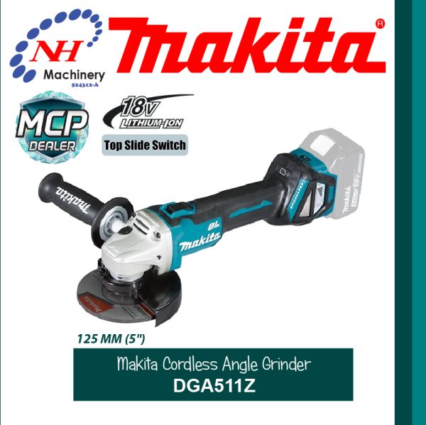 MAKITA CORDLESS ANGLE GRINDER DGA511Z