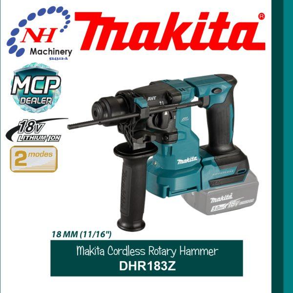 MAKITA CORDLESS ROTARY HAMMER DHR183 RTWJ/ Z