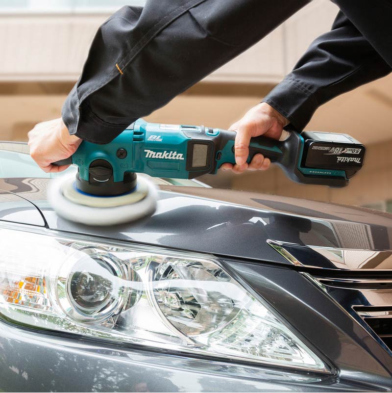 MAKITA CORDLESS RANDOM ORBIT POLISHER DPO600Z - Image 2