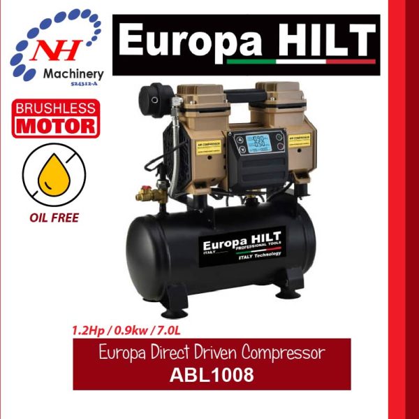 EUROPA HILT DIRECT DRIVEN COMPRESSOR ABL1008 (OIL FREE)