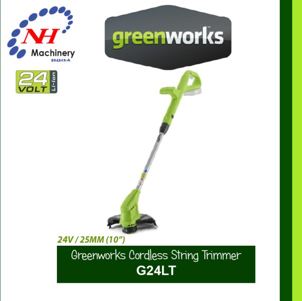 GREENWORKS 24V CORDLESS STRING TRIMMER G24LT