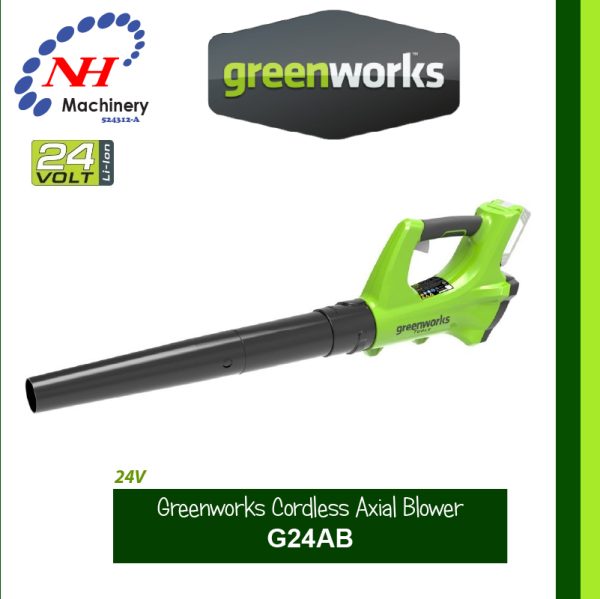 GREENWORKS 24V CORDLESS AXIAL BLOWER G24AB