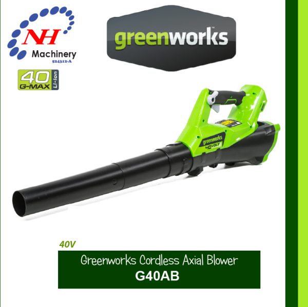 GREENWORKS 40V CORDLESS AXIAL BLOWER G40AB