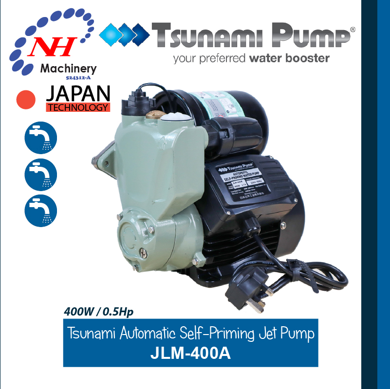 TSUNAMI AUTOMATIC SELF-PRIMIMG PUMP JLM SERIES - Image 2