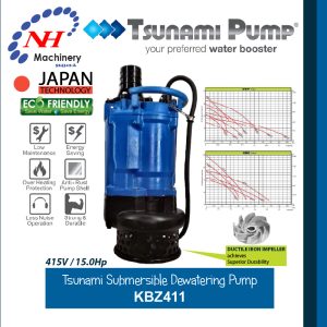 TSUNAMI SUBMERSIBLE DEWATERING PUMP KBZ411