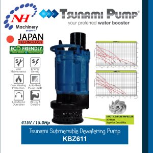 TSUNAMI SUBMERSIBLE DEWATERING PUMP KBZ611