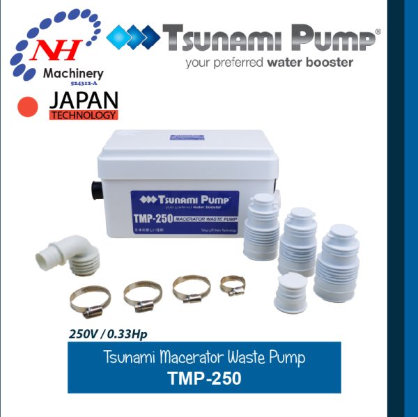 TSUNAMI MACERATOR WASTE PUMP TMP-250