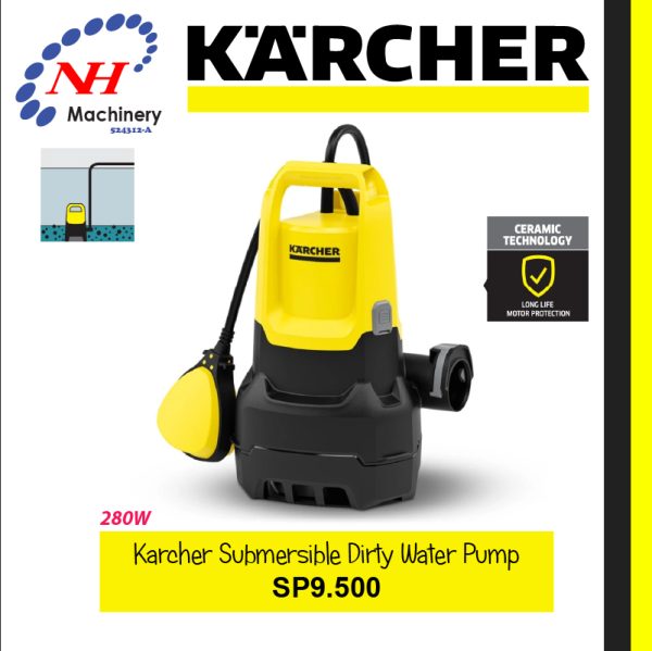 KÄRCHER SUBMERSIBLE DIRTY WATER PUMP SP9.500 DIRT