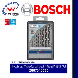 BOSCH METAL DRILL BIT SET 2607010535 (HSS-G DIN 338)
