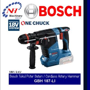 BOSCH CORDLESS ROTARY HAMMER GBH 187-LI