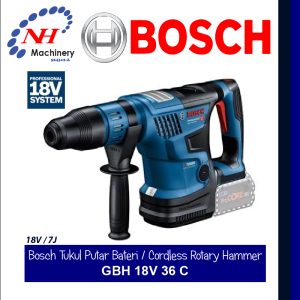 BOSCH CORDLESS ROTARY HAMMER GBH 18V-36 C