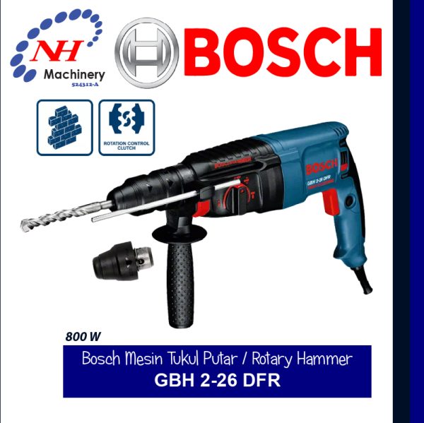 BOSCH ROTARY HAMMER GBH 2-26 DFR