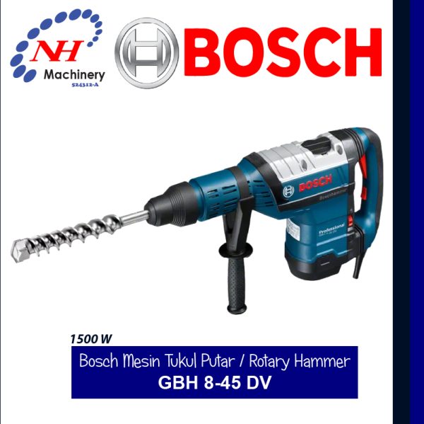 BOSCH ROTARY HAMMER GBH 8-45 DV