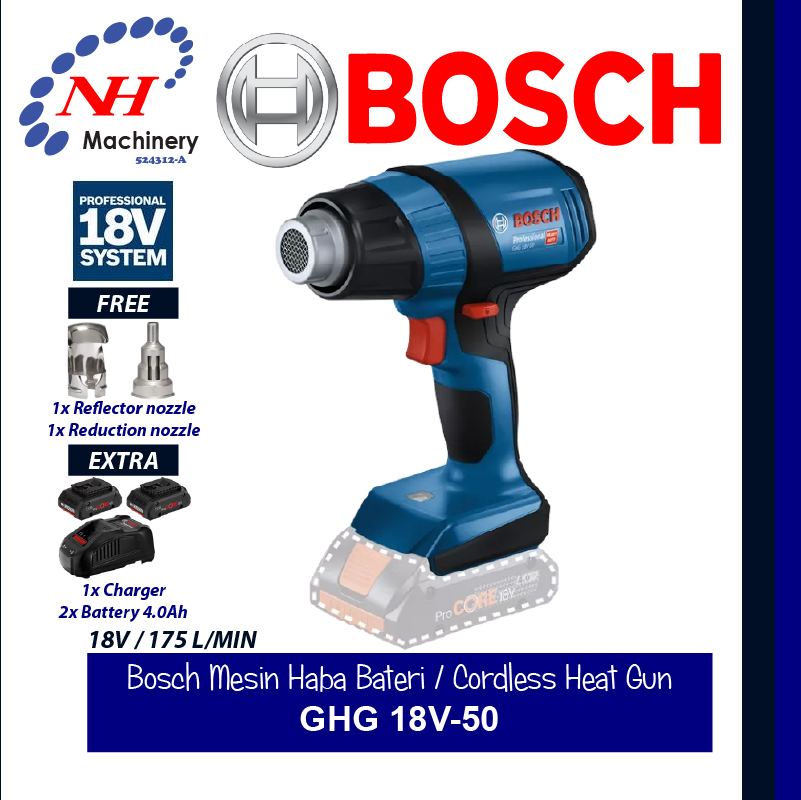 BOSCH HEAT GUN GHG 18V-50 - Image 2
