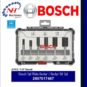 BOSCH 6PCS MIXED ROUTER BIT SET 2607017467
