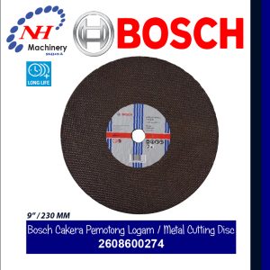 BOSCH 9" MILD STEEL CUTTING DISC 2608600274