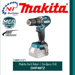 MAKITA CORDLESS HAMMER DRILL DRIVER DHP487 RFJ / RAJ / Z