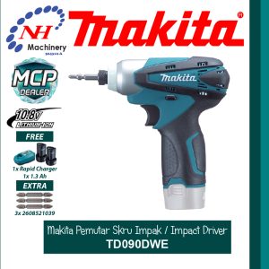 MAKITA CORDLESS IMPACT DRILL TD090DWE
