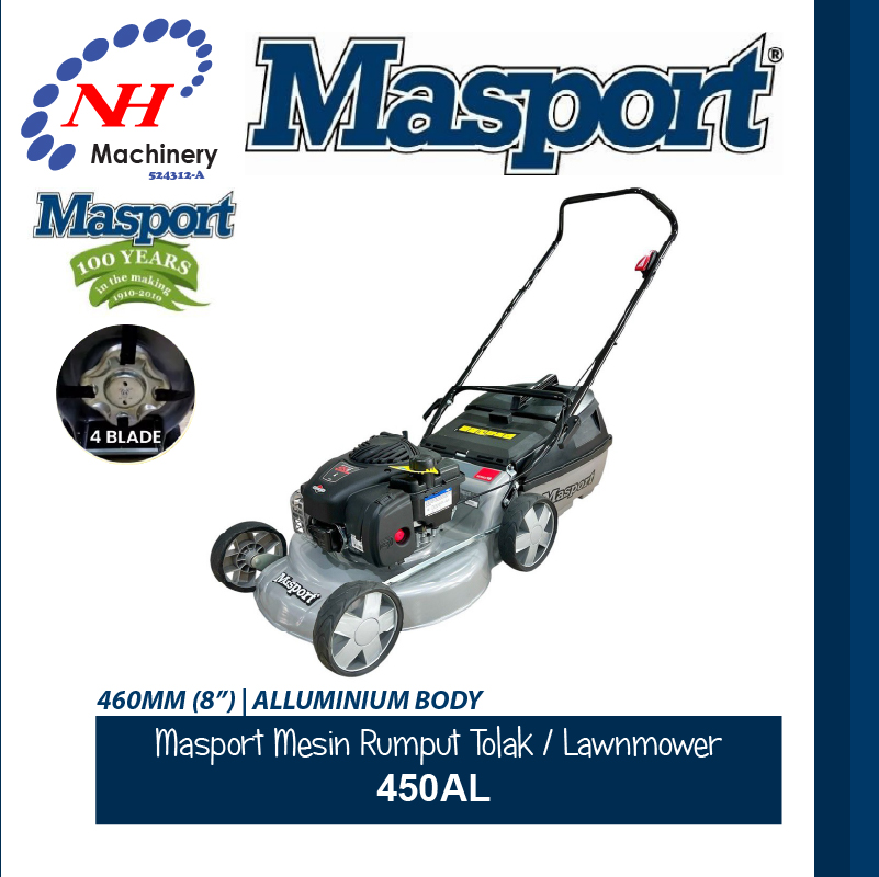 MASPORT ALLUMINIUM BODY LAWNMOWER 45ST / 45AL - Image 2