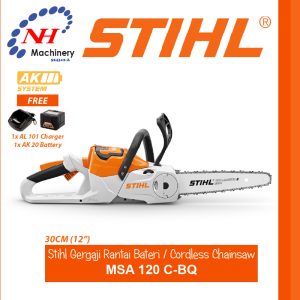STIHL CORDLESS CHAINSAW MSA 120 C-BQ