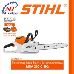 STIHL CORDLESS CHAINSAW MSA 200 C-BQ