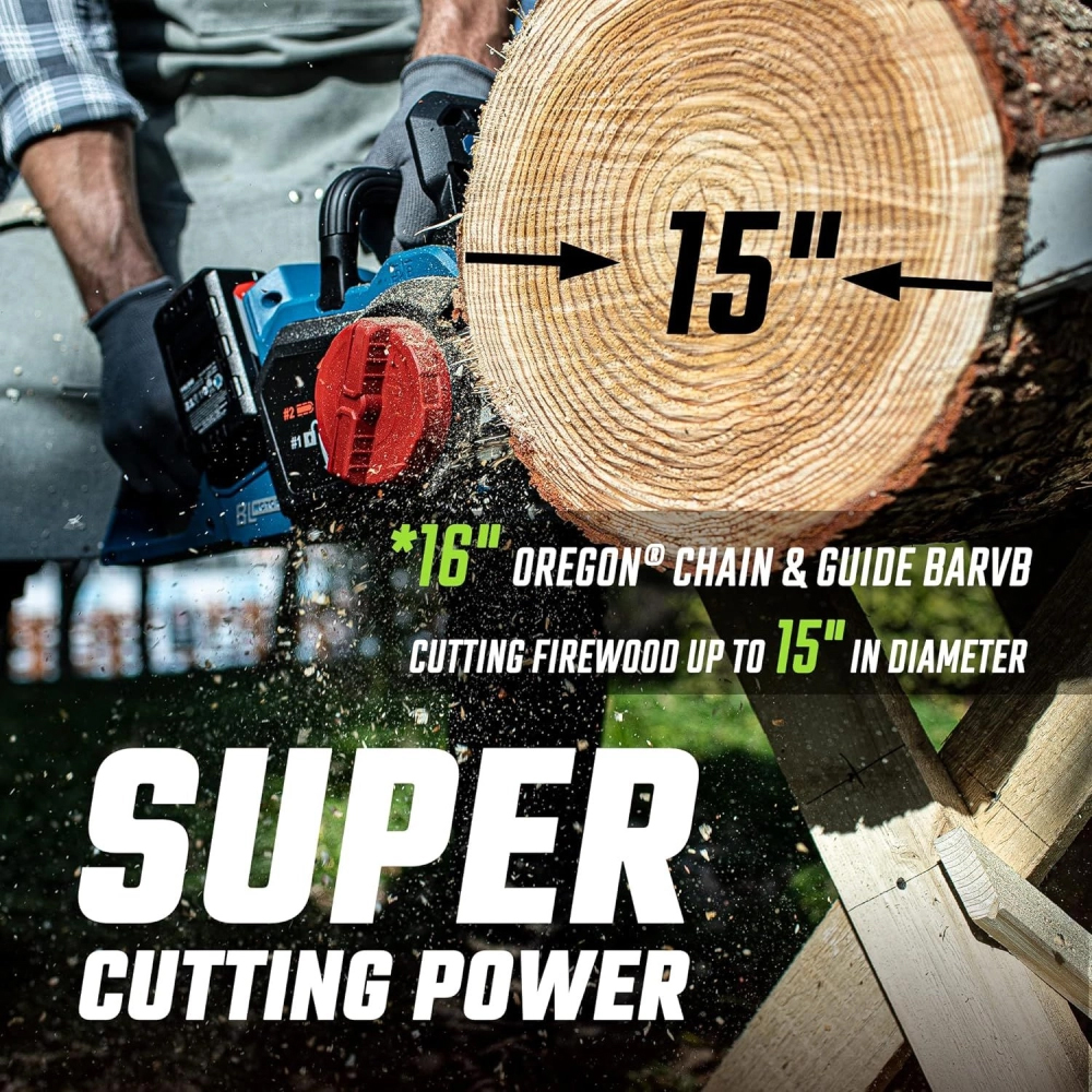 DONGCHENG CORDLESS BRUSHLESS CHAINSAW DCCS40161 H2S - Image 2